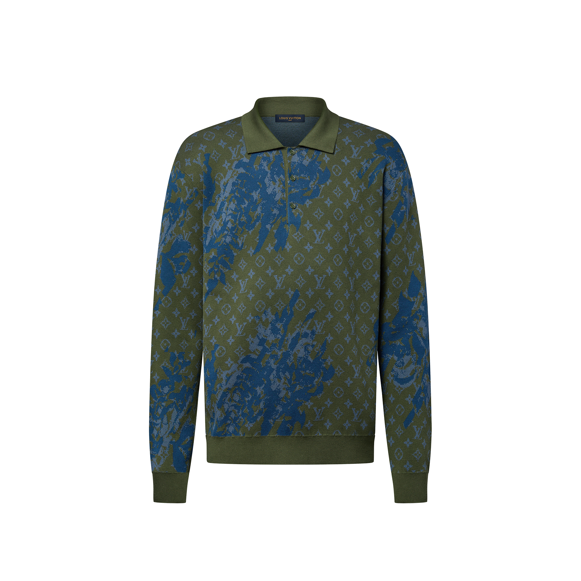 Monogram Long-Sleeved Knitted Polo - Ready to Wear | LOUIS VUITTON